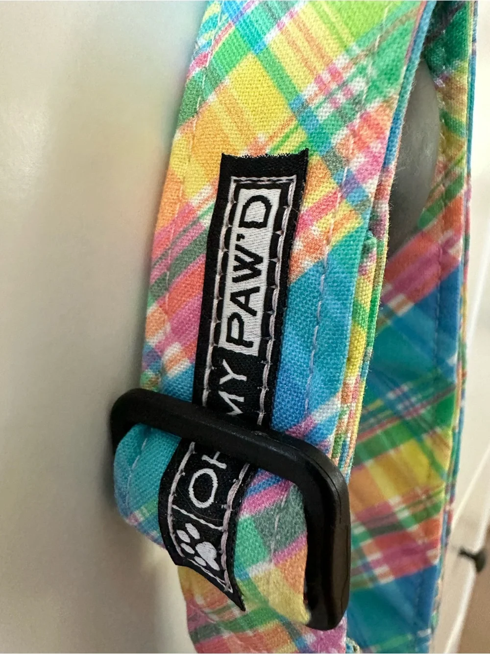 Oh My Paw’d Spring Plaid Dog Collar